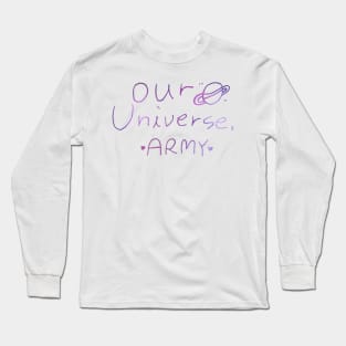 Our universe, army (white) Long Sleeve T-Shirt